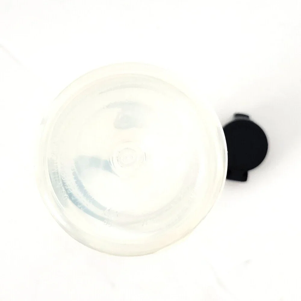 Starbucks Water Bottle Classic Siren Plastic Reusable 24 oz. Clear Flip-Top Lid